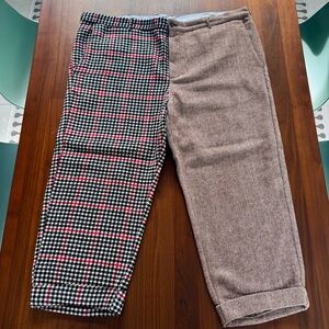 Rowing Blazers x Target Men’s Wool Asymmetrical Houndstooth Trousers Pants 48W
